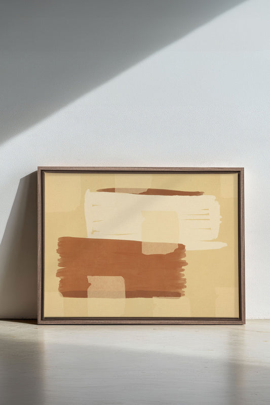 TOILE DU DÉSERT, Work on stretched canvas
