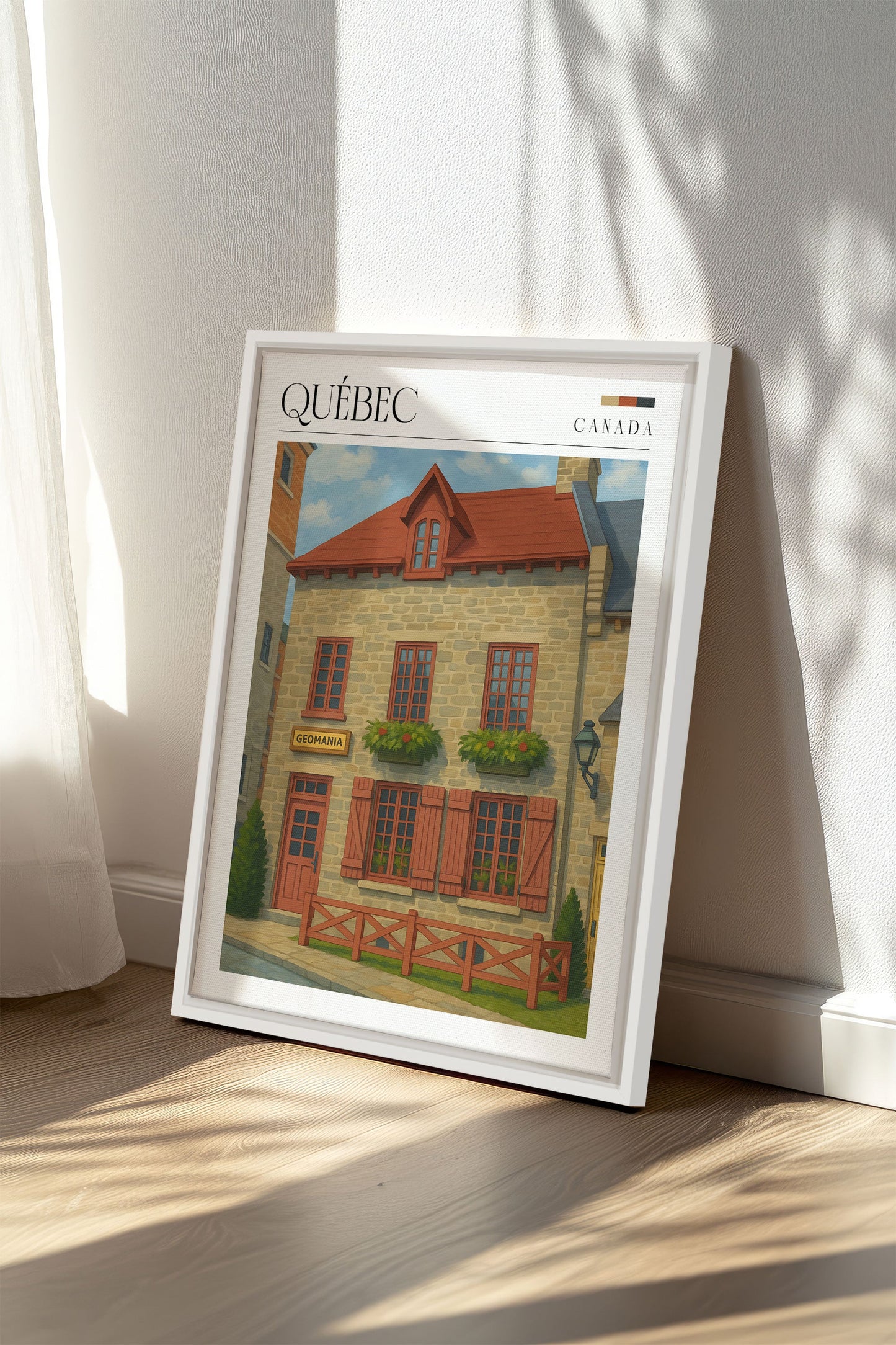 QUÉBEC II, Work on stretched canvas