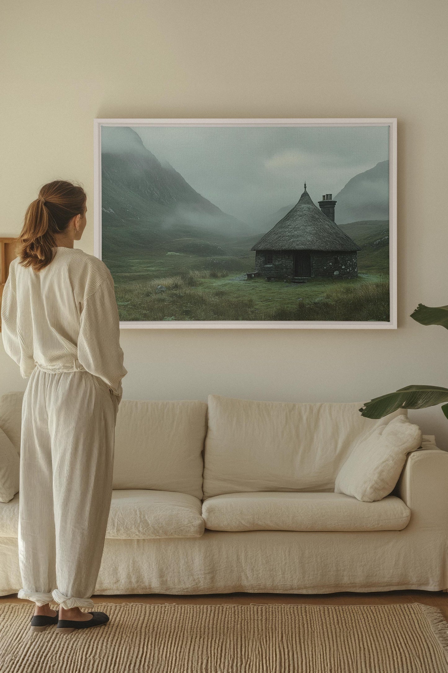 REFUGE DU GARDIEN, Work on stretched canvas