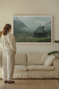 REFUGE DU GARDIEN, Work on stretched canvas
