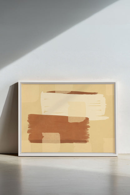 TOILE DU DÉSERT, Work on stretched canvas