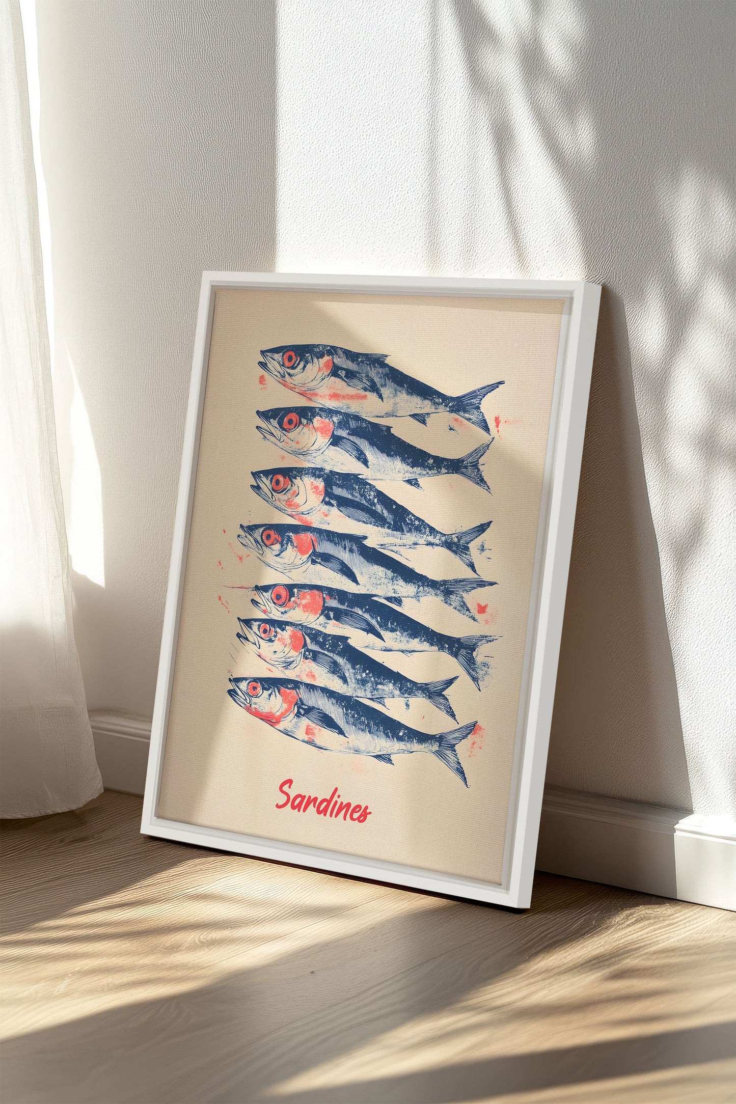 SARDINES, Work on stretched canvas