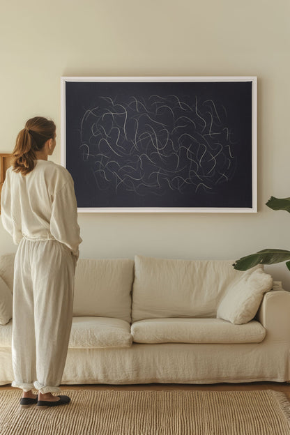 Shadow, Work on stretched canvas