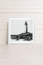 ROCKY SHORE LIGHT, Work on stretched canvas