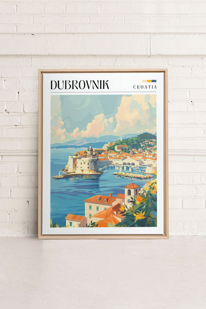 Dubrovnik, Work on stretched canvas