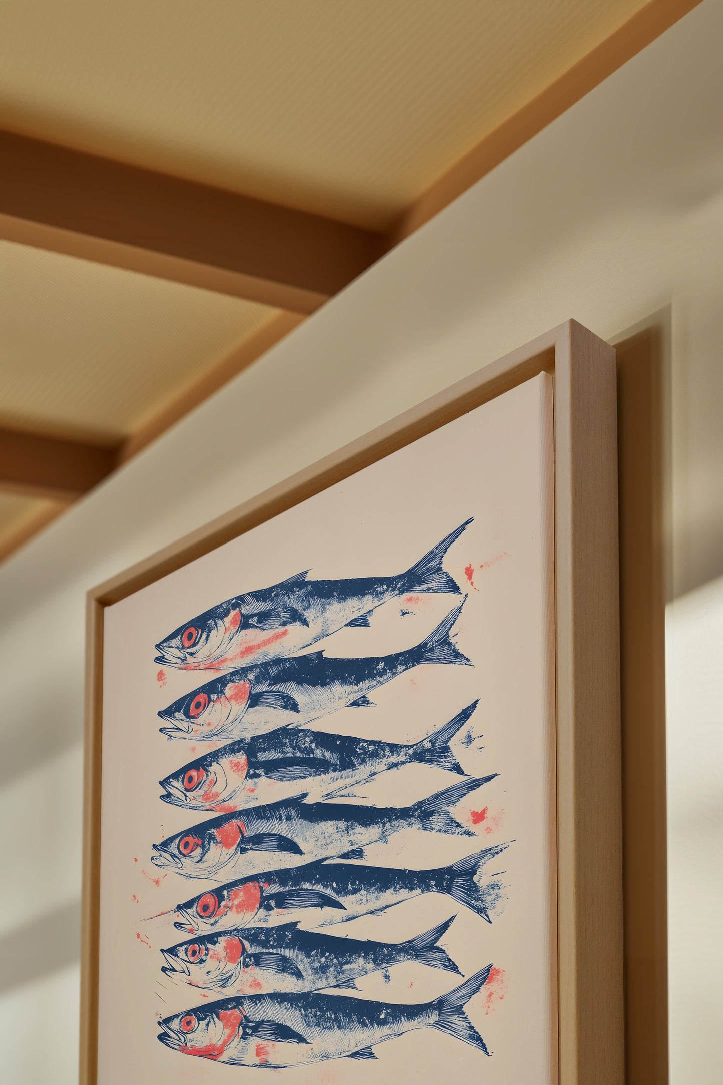 SARDINES, Work on stretched canvas