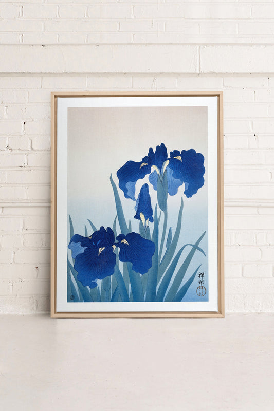 IRIS FLOWERS, Work on stretched canvas