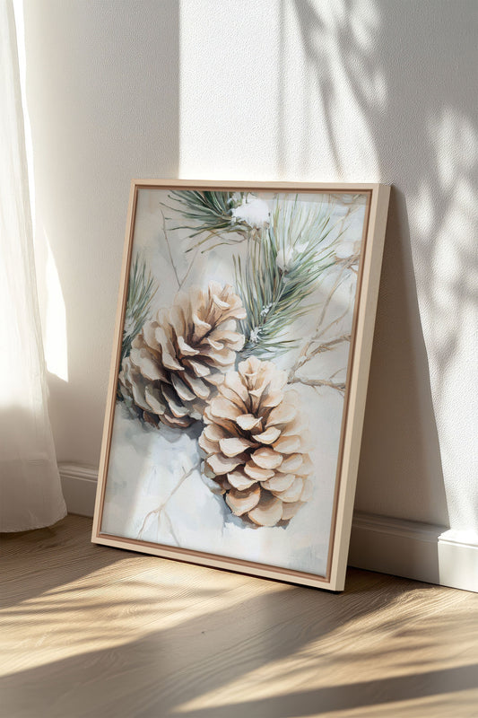 ÉCLATS DE GIVRE, Work on stretched canvas