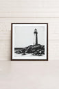 ROCKY SHORE LIGHT, Work on stretched canvas