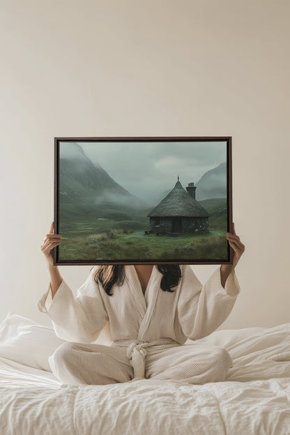 REFUGE DU GARDIEN, Work on stretched canvas