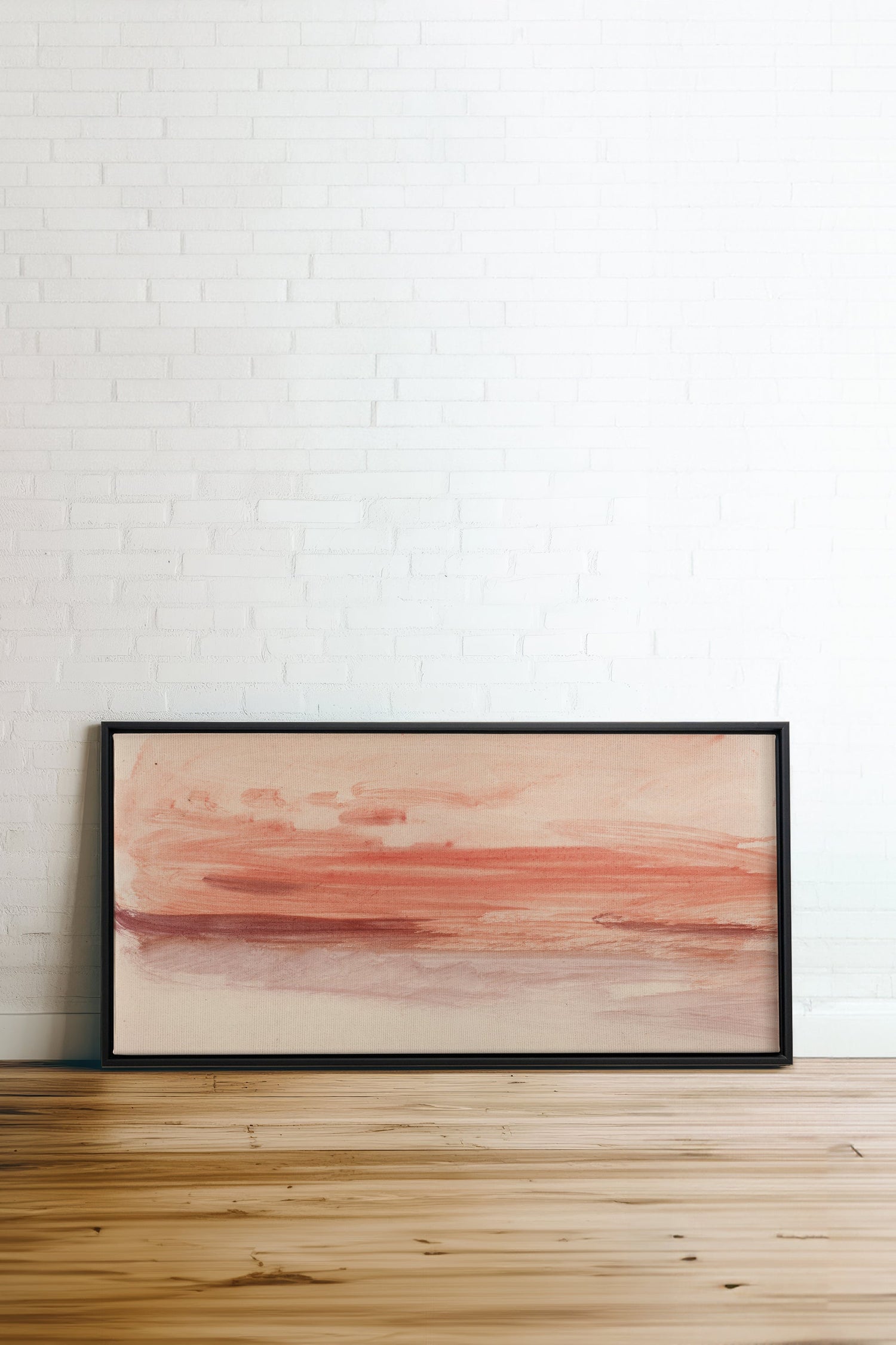 SABLE ROSÉ, Artwork on stretched canvas, framed in black