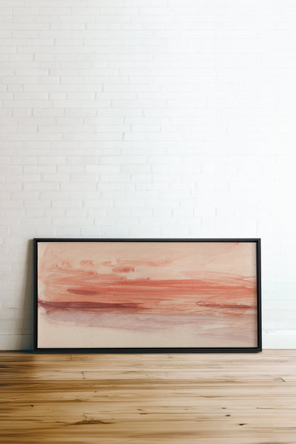SABLE ROSÉ, Artwork on stretched canvas, framed in black