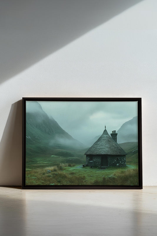 REFUGE DU GARDIEN, Work on stretched canvas