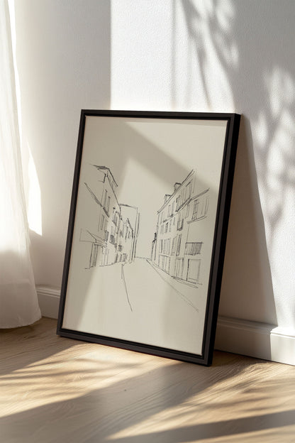 ESQUISSE URBAINE, Work on stretched canvas