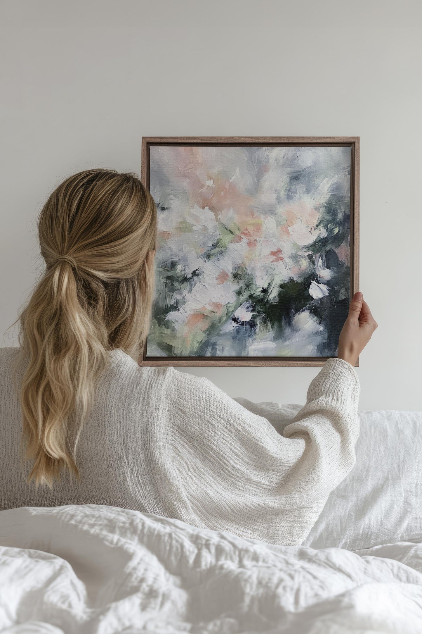BLUSH HARMONY, Work on stretched canvas