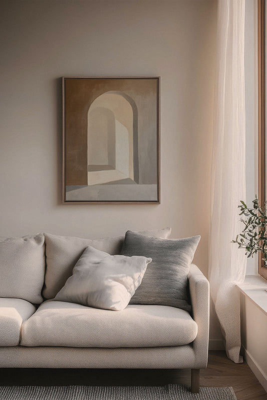 GOLDEN ARCH, Oeuvre sur toile étirée