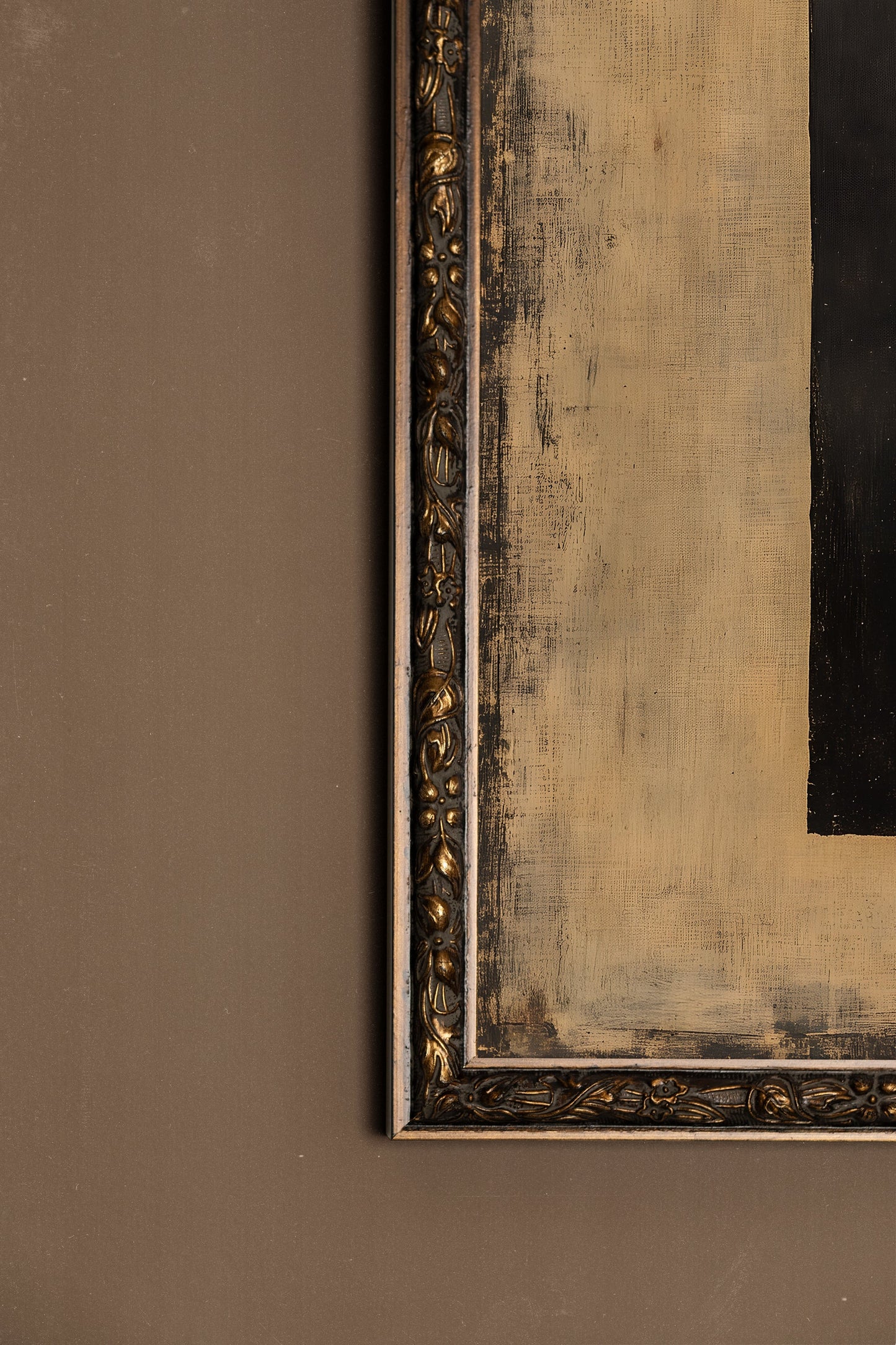 THE ESSENCE OF BLACK, VINTAGE BRONZE FRAME
