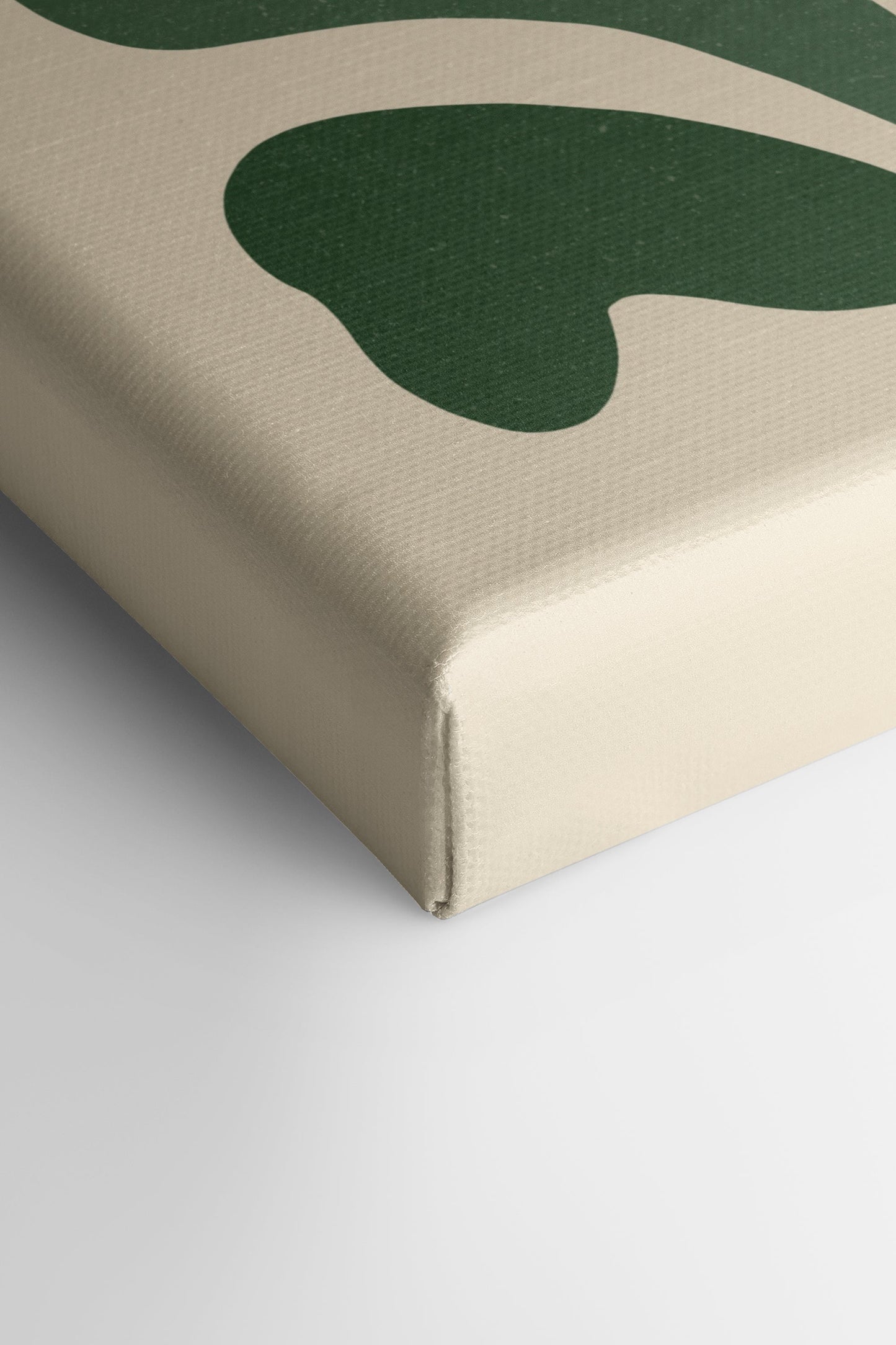 BEIGE PETALS, printed canvas