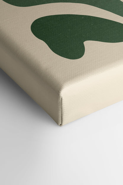 BEIGE PETALS, printed canvas