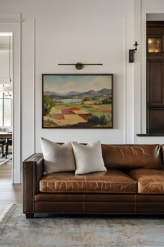 RUSTIC PALETTE, Work on stretched canvas