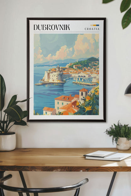 Dubrovnik, Work on stretched canvas