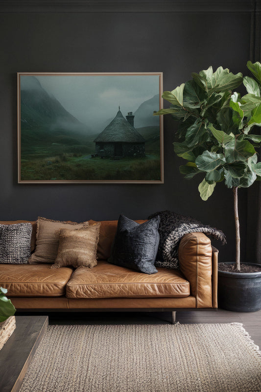 REFUGE DU GARDIEN, Work on stretched canvas