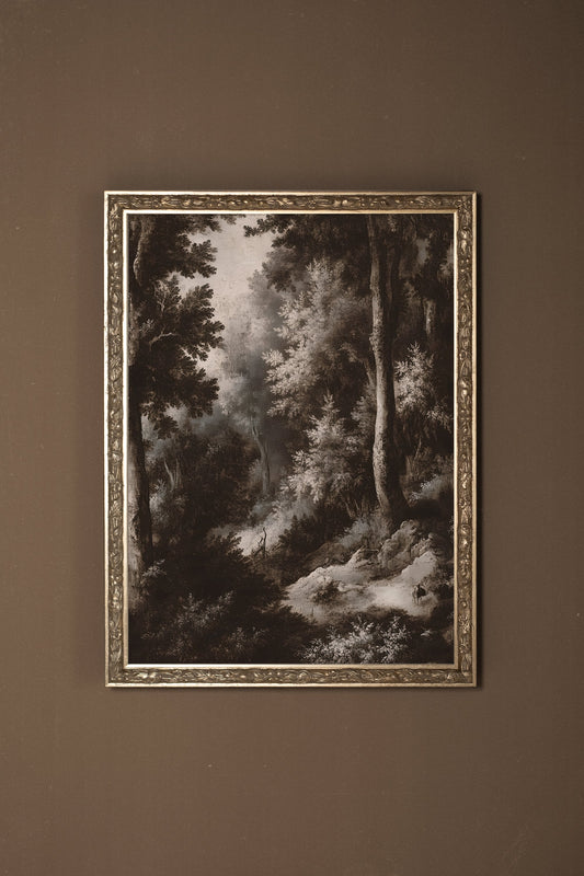 FORGOTTEN FOREST, VINTAGE SILVER FRAME