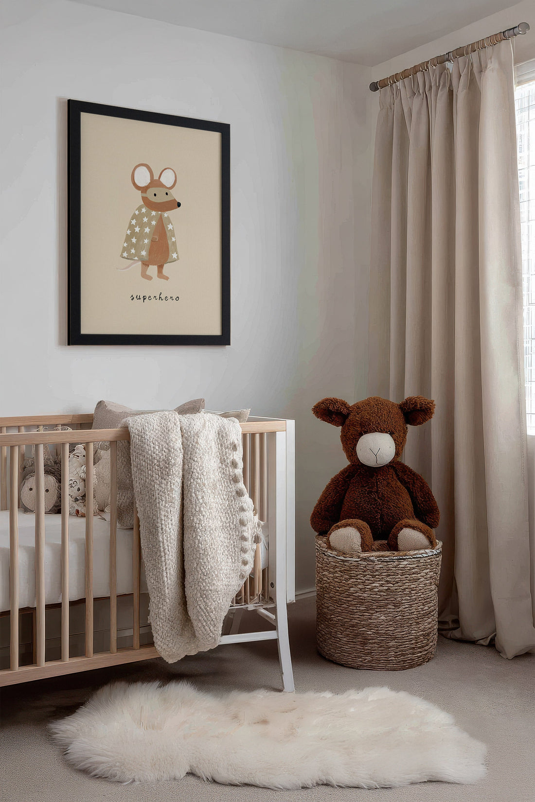 Souris Héroïque, Framed rigid canvas