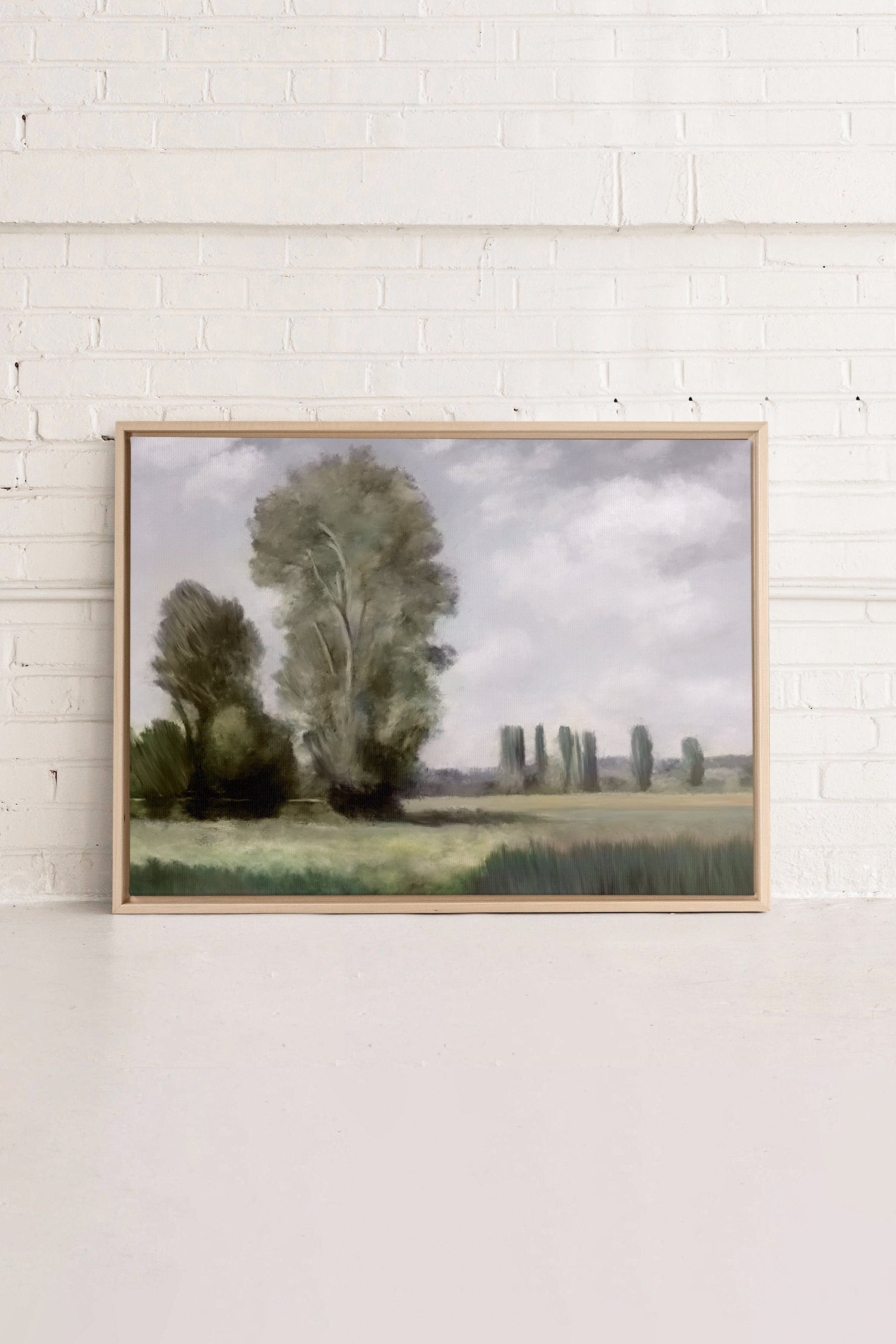QUIETNESS, Oeuvre sur toile étirée