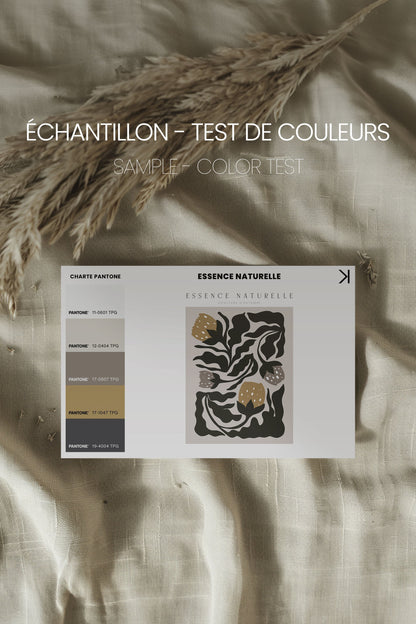 OLEKA CANVAS - ESSENCE NATURELLE, Oeuvre sur toile étirée, encadré Brun Chêne