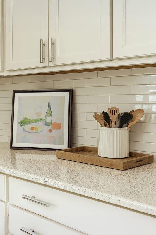 PALETTE GOURMANDE, Oeuvre sur toile étirée