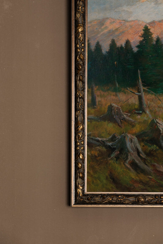 ÂME DE LA FORÊT, CADRE VINTAGE BRONZE