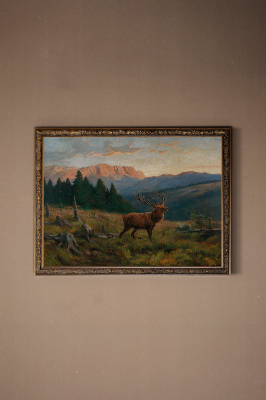 ÂME DE LA FORÊT, CADRE VINTAGE BRONZE