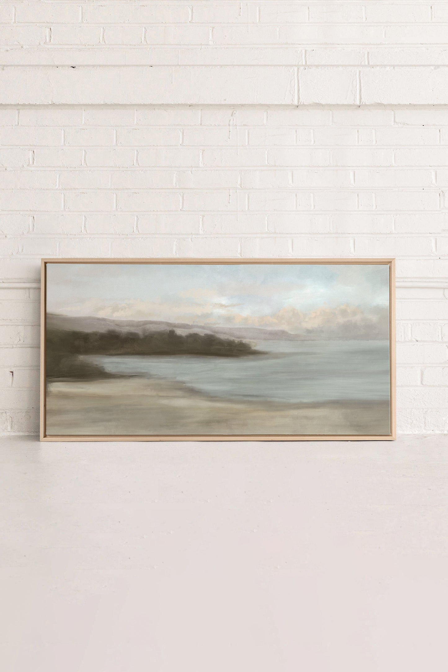 CALM ON THE SHORE, Work on stretched canvas