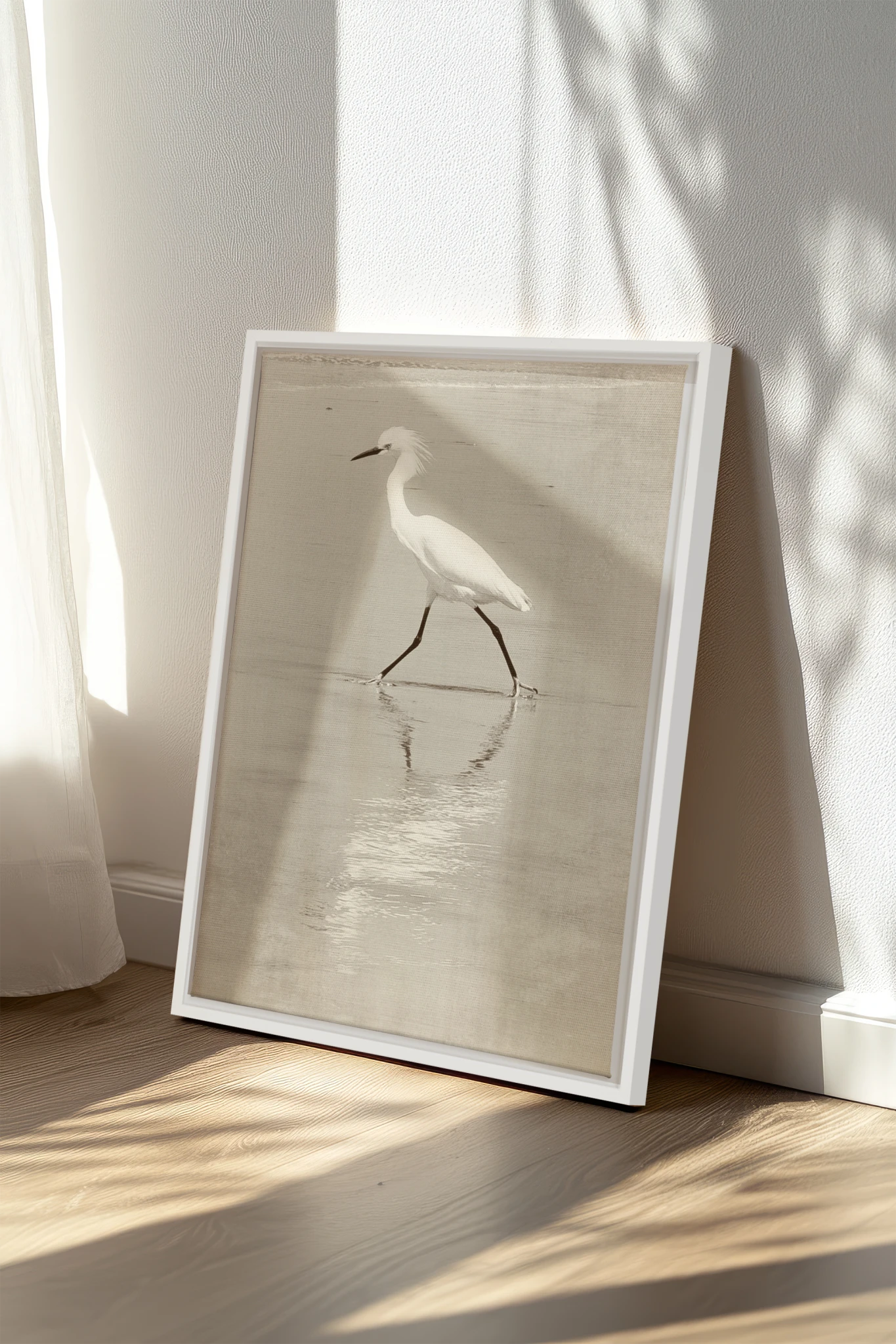 Quiet Steps, Oeuvre sur toile étirée