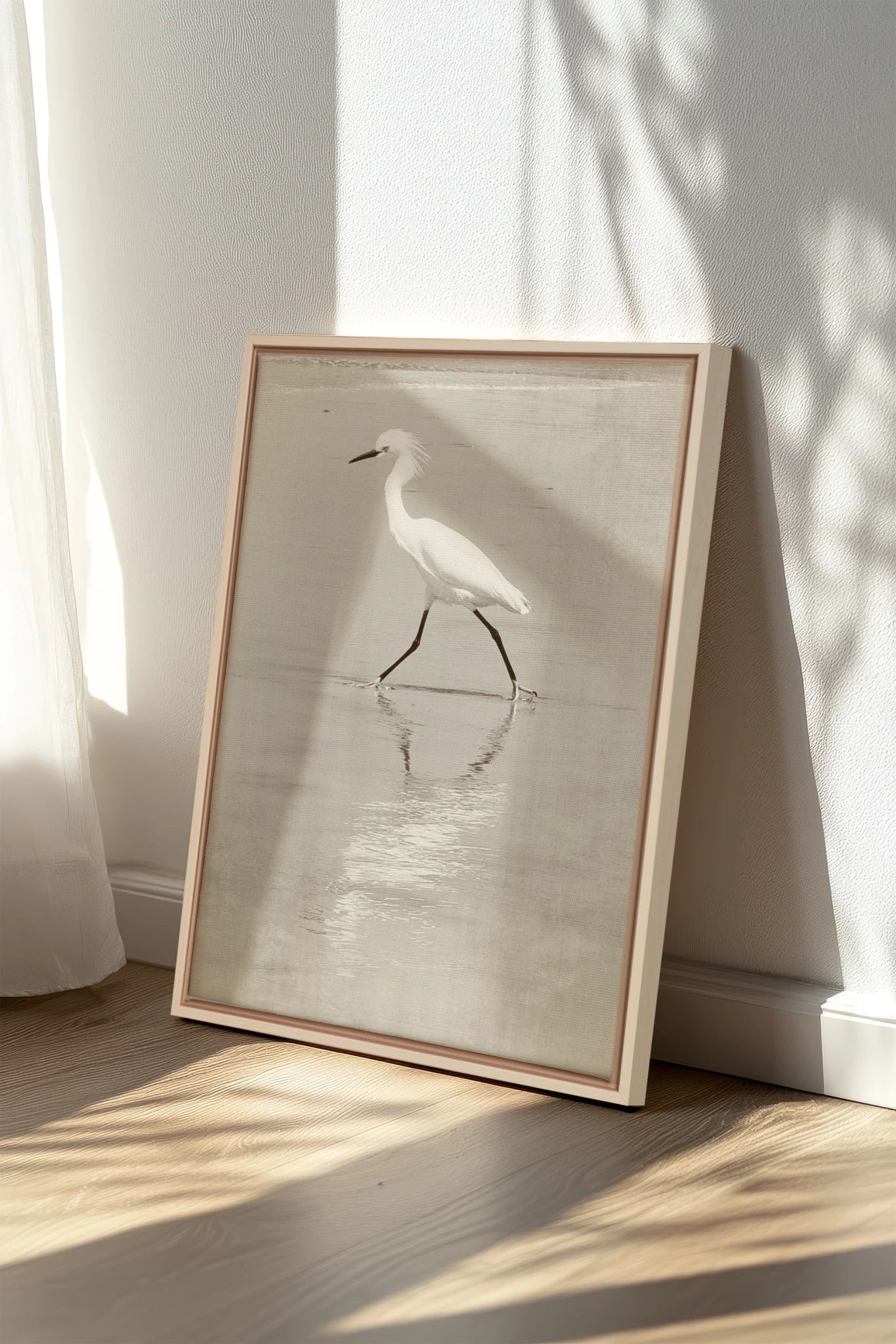 Quiet Steps, Oeuvre sur toile étirée