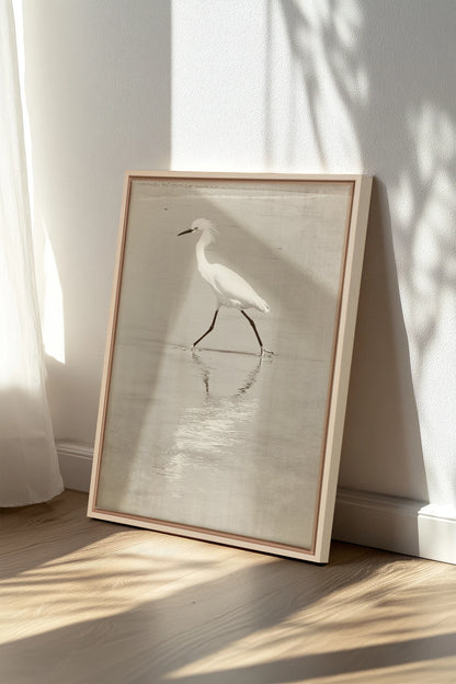 Quiet Steps, Oeuvre sur toile étirée