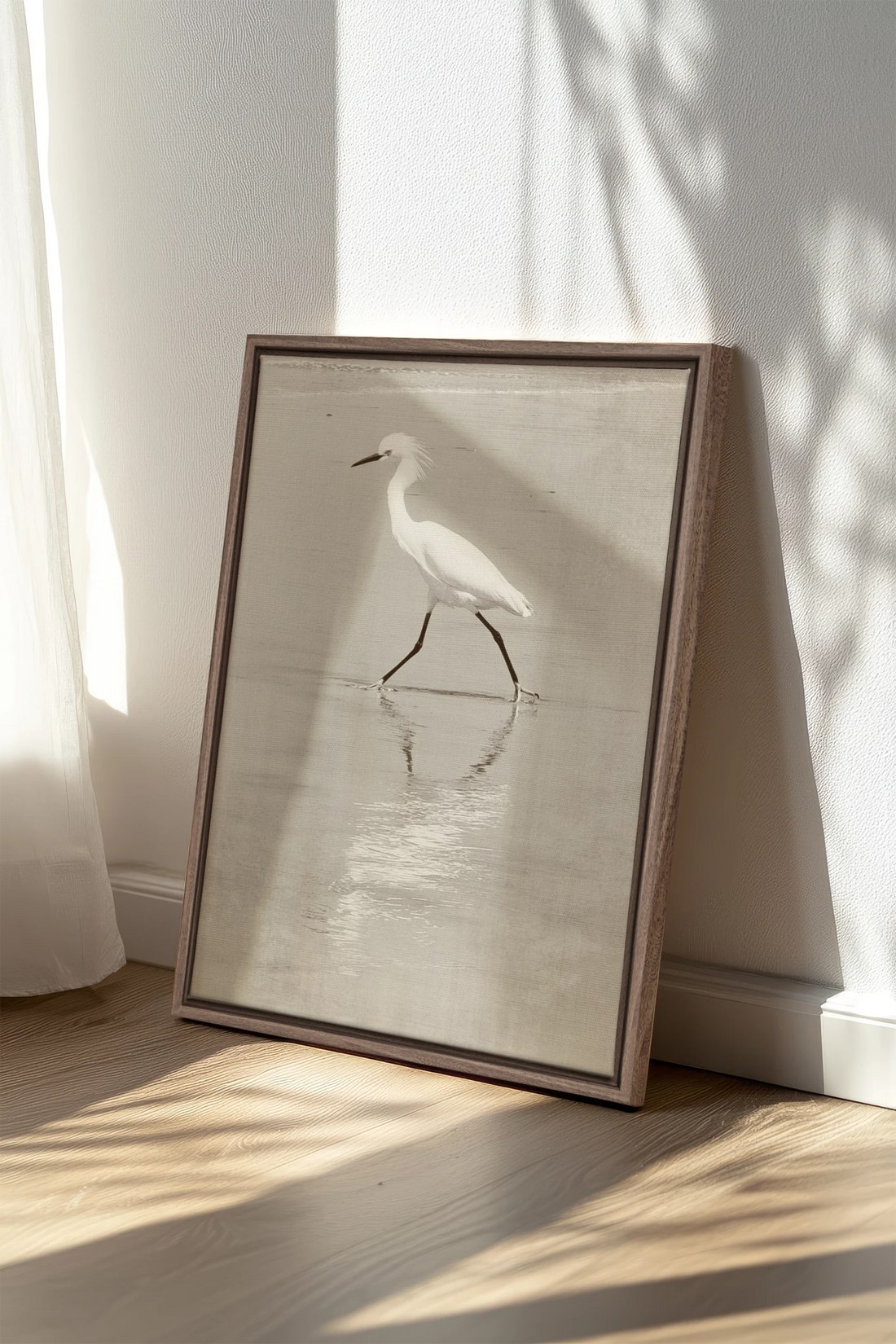 Quiet Steps, Oeuvre sur toile étirée