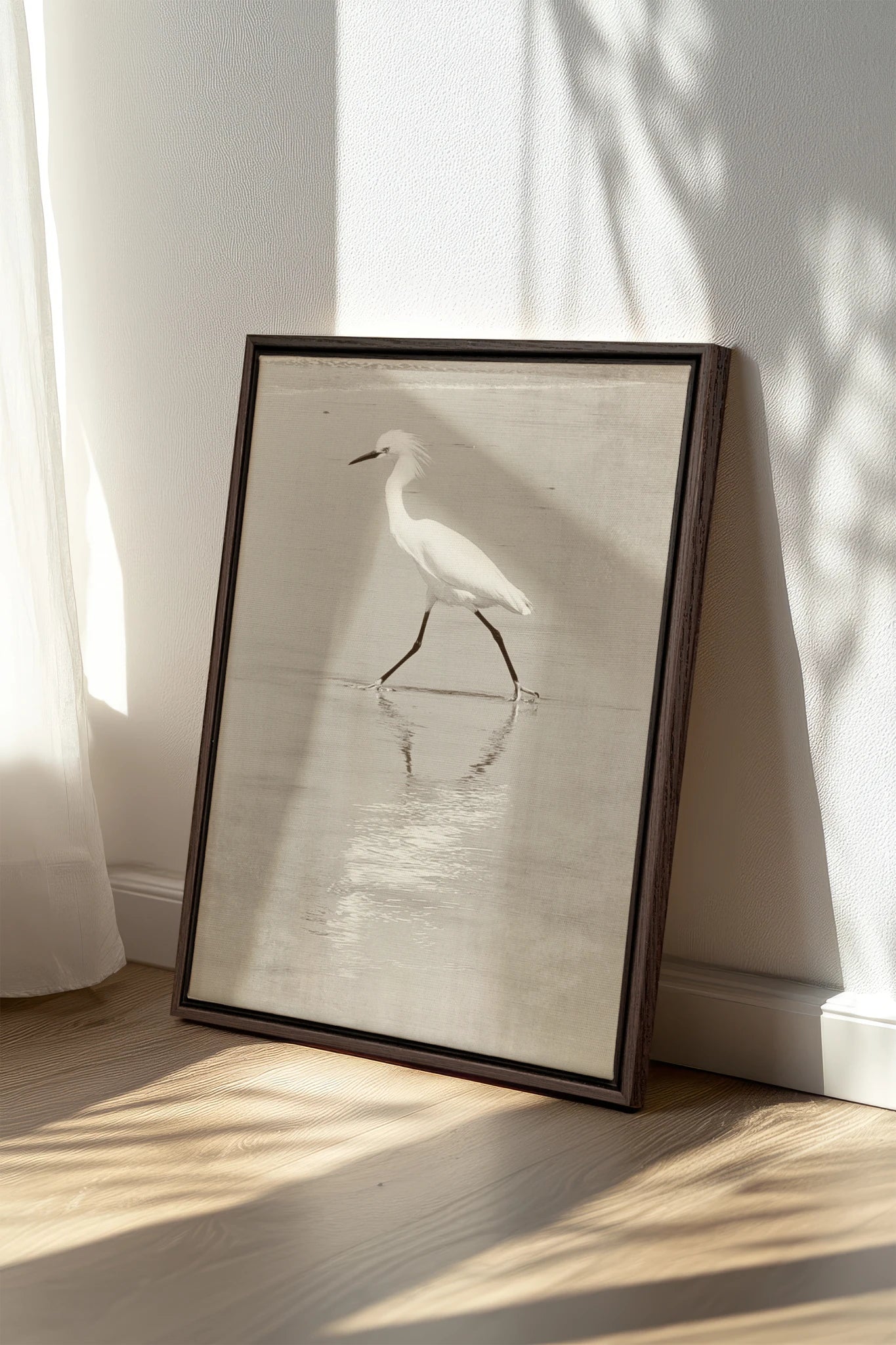 Quiet Steps, Oeuvre sur toile étirée
