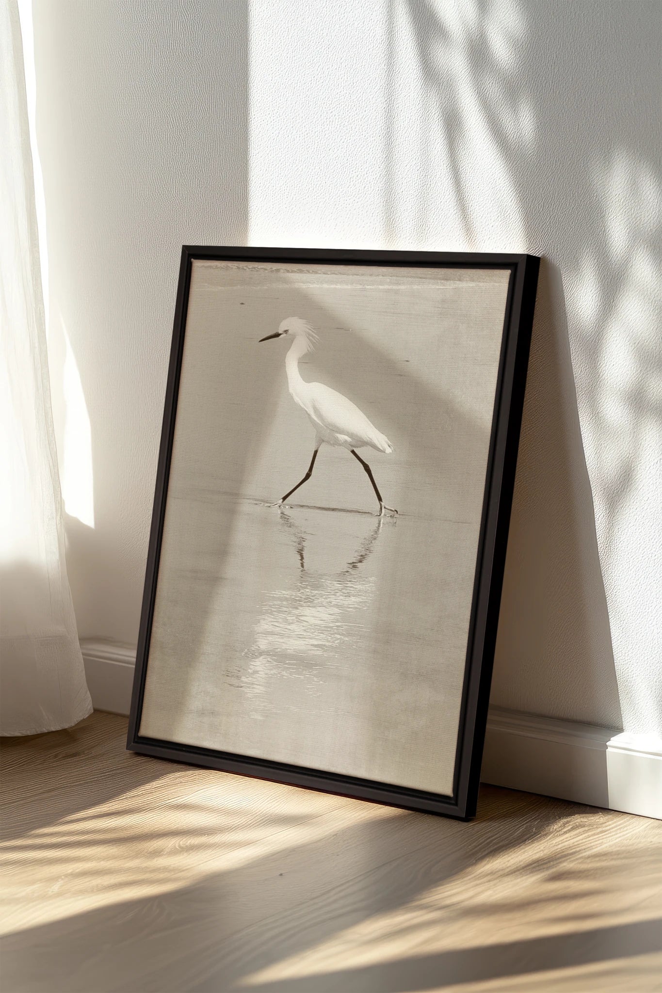 Quiet Steps, Oeuvre sur toile étirée