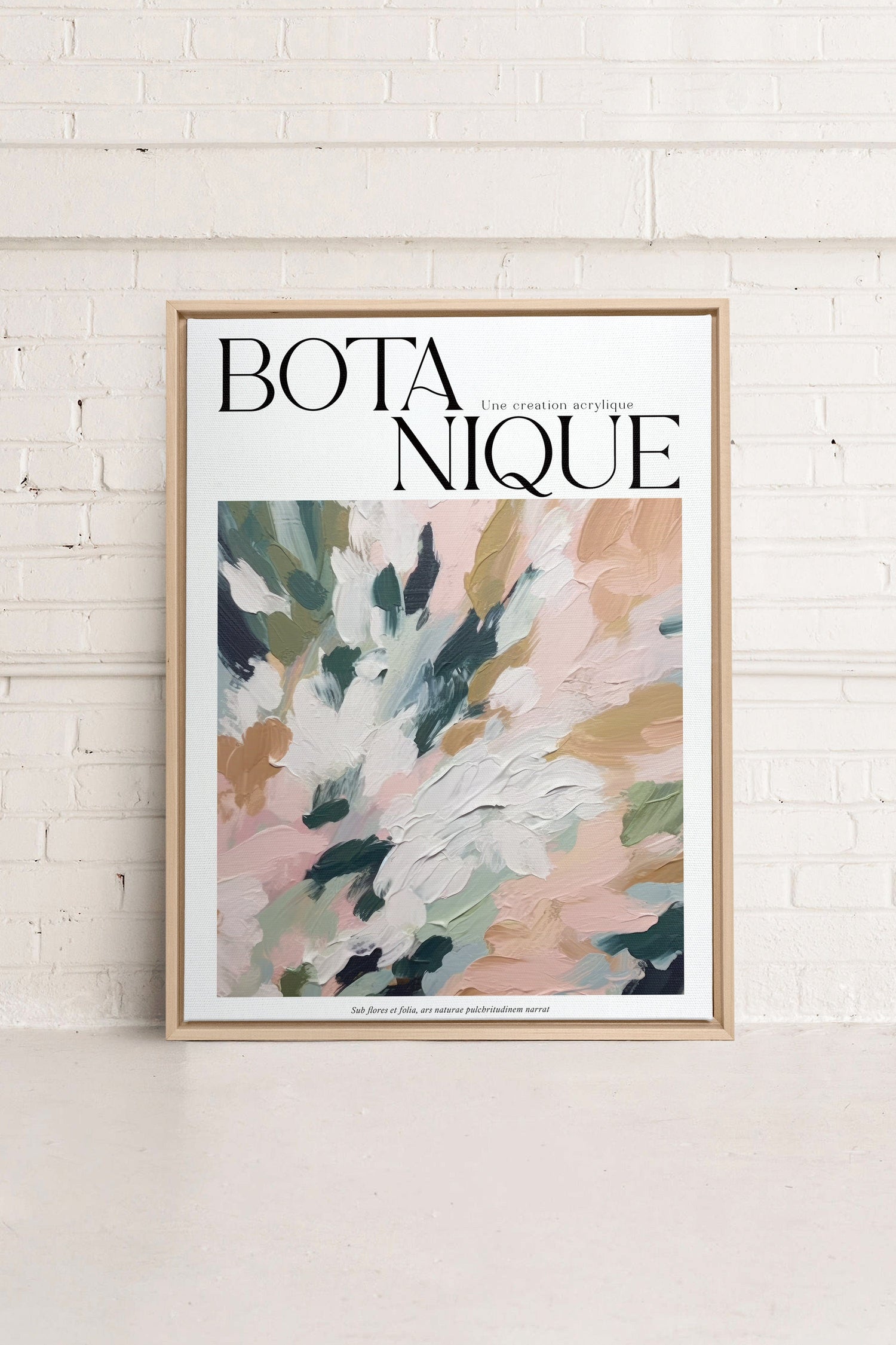 FOLIA, Oeuvre sur toile étiré