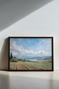 TRANQUIL LAKESIDE, Work on stretched canvas
