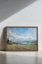 TRANQUIL LAKESIDE, Work on stretched canvas