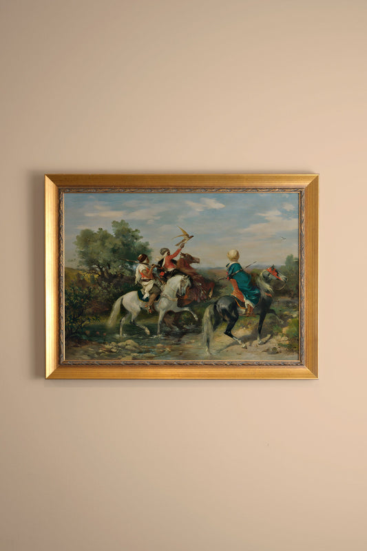 CHEVAUCHÉE D'ORIENT, VINTAGE GOLD FRAME