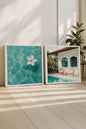 DUO INSTANT AZUR (2 works on stretched canvas)