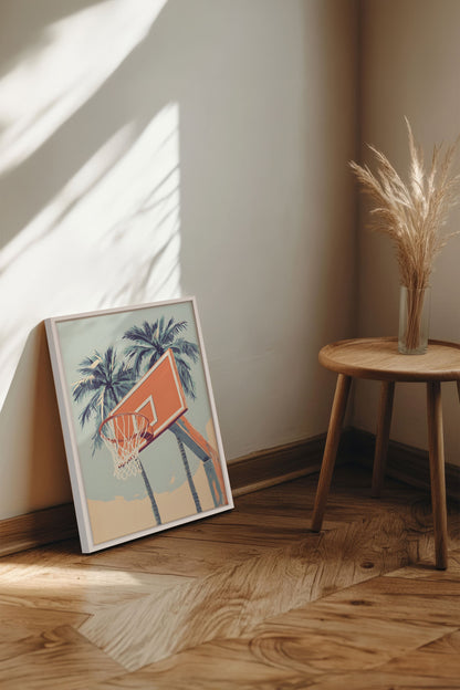 SUMMER HOOPS, Work on stretched canvas