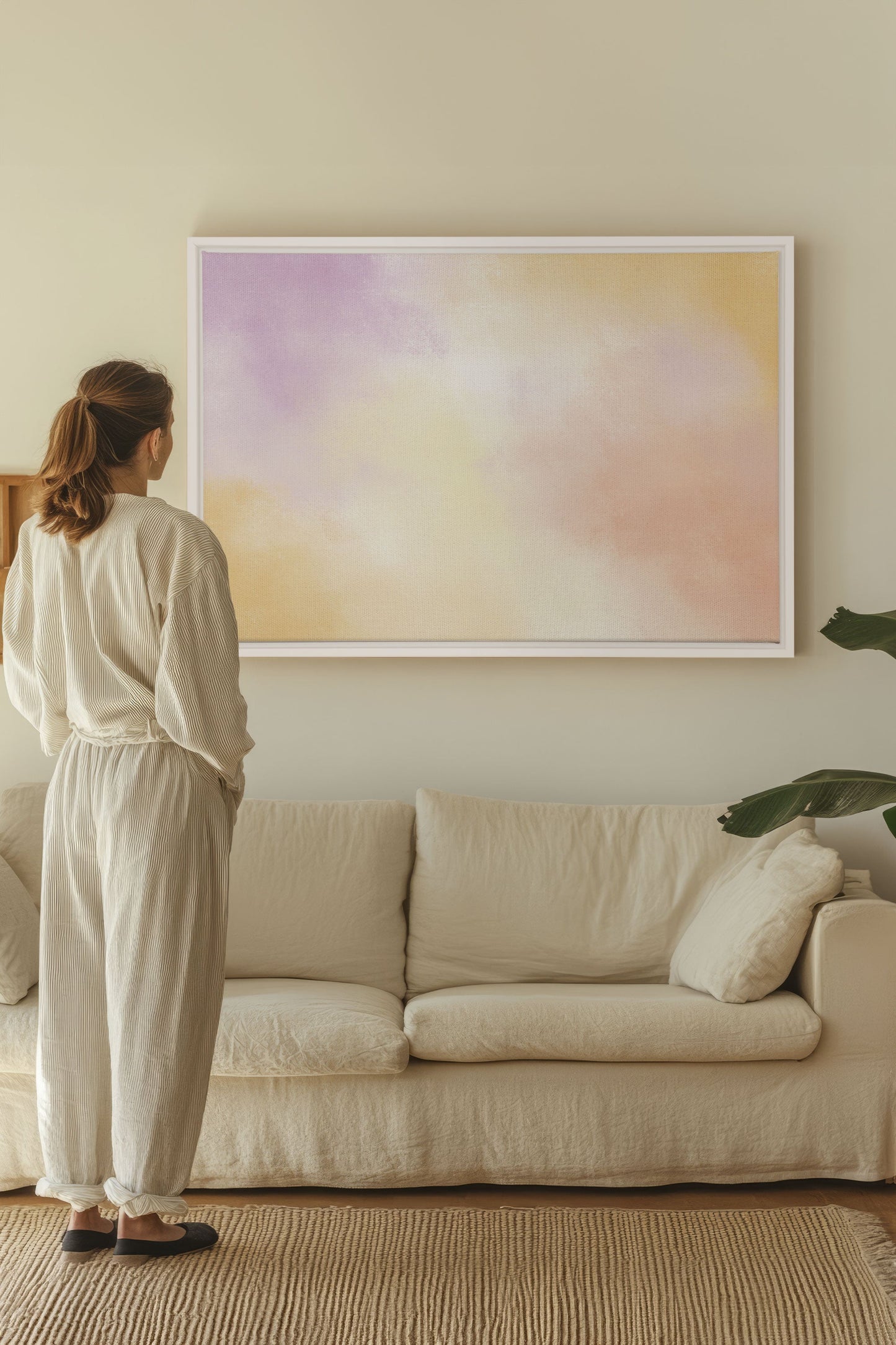 POWDERED GLOW, Work on stretched canvas