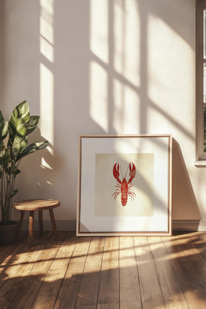 OLEKA CANVAS - CÔTE SALÉE, Oeuvre sur toile étirée, encadré Naturel Clair