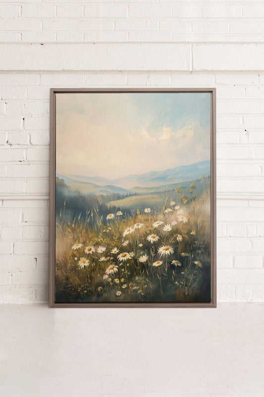 HILLSIDE HARMONY, Work on stretched canvas