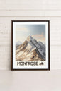 MONT ROSE, Work on stretched canvas